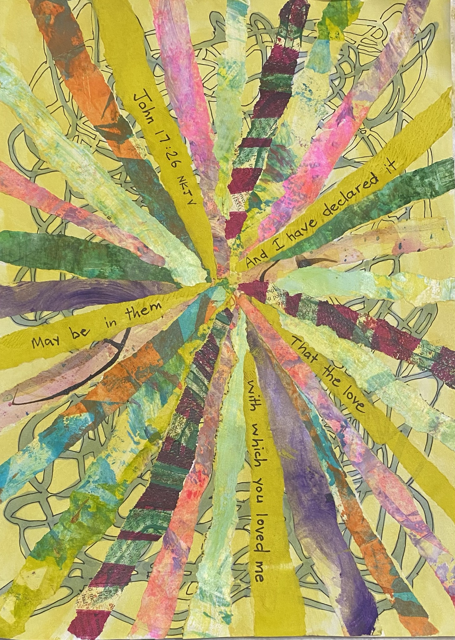 Art journal page by Sharon B.